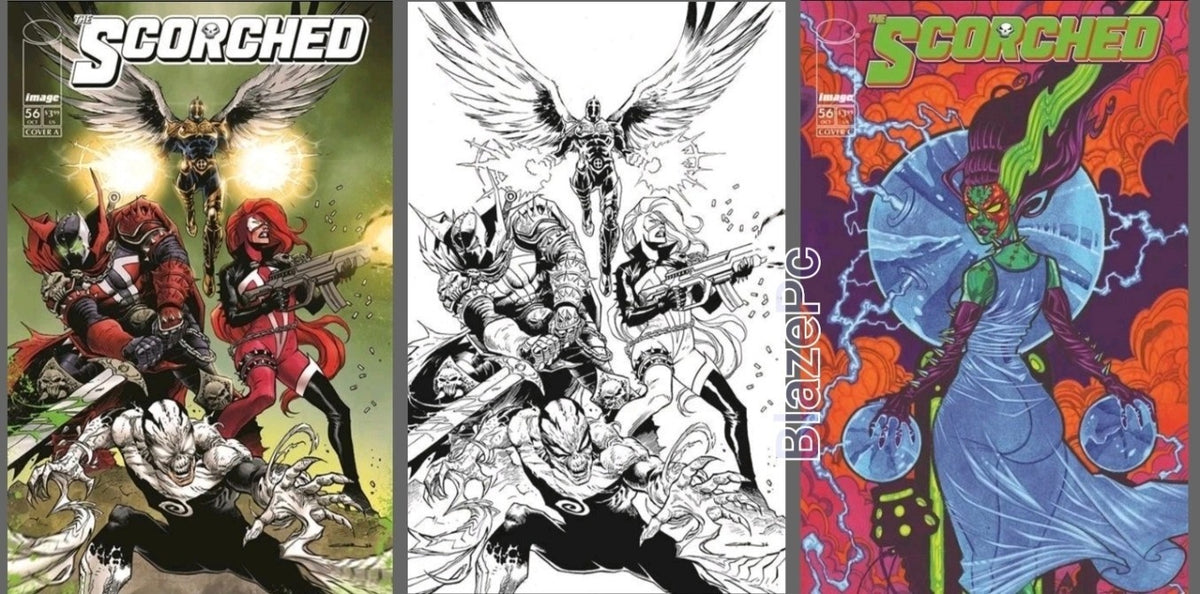 Spawn Scorched #56 Cover A B C Variant Set Options Image Comics Presale 10/28