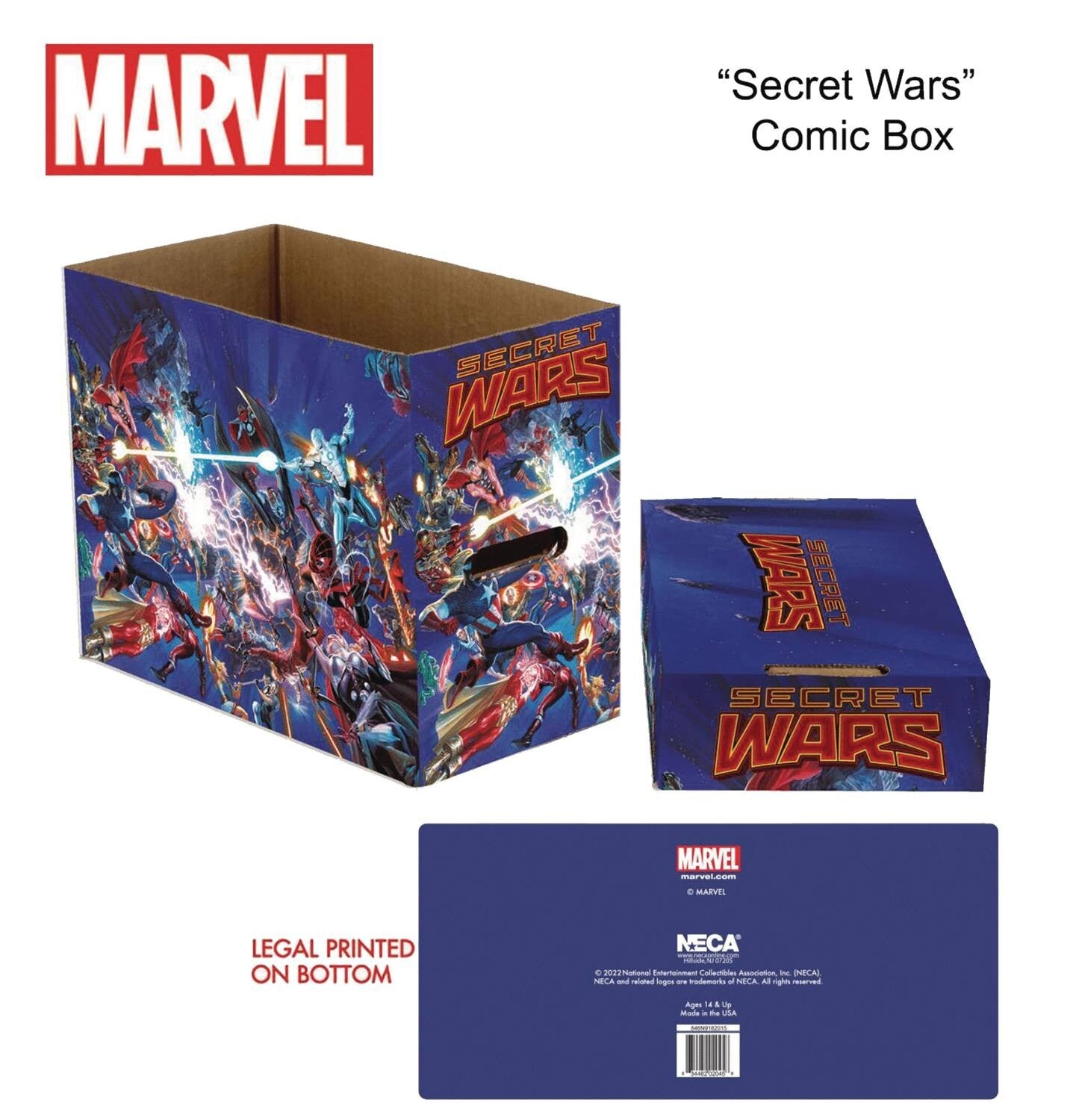 FCBD Marvel Secret Wars Short Comics Storage Box 5 Pack Brand New