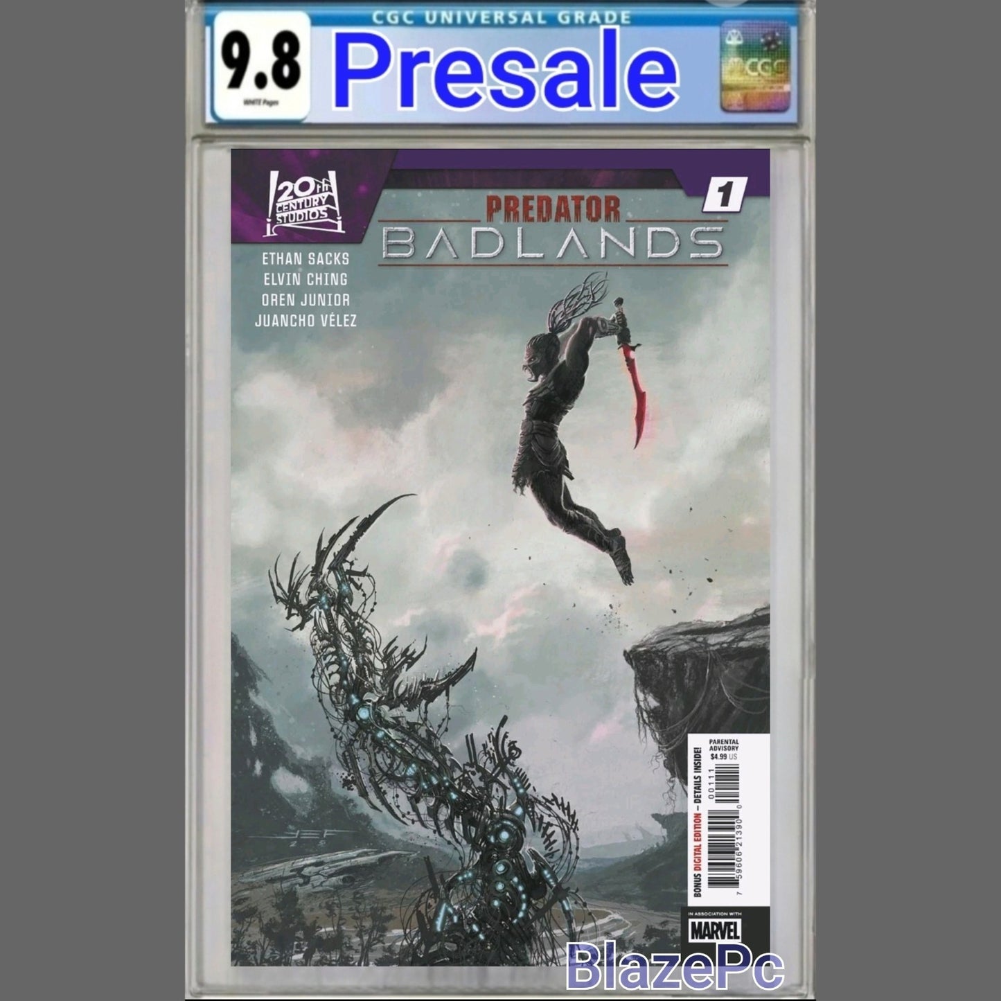 Predator Badlands #1 CGC 9.8 Juan Ferreyra Cover A 1st Print Marvel 2025 PRESALE