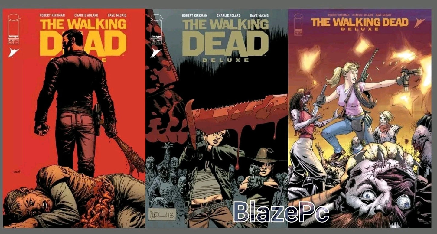 Walking Dead Deluxe #112 Cover A B C Variant Set Option Image 2025 NM