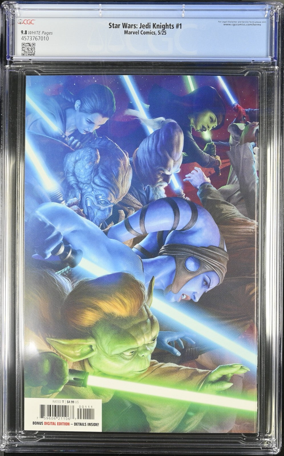 Star Wars Jedi Knights #1 CGC 9.8 Rahzzah Cover A 1st Print Marvel 2025