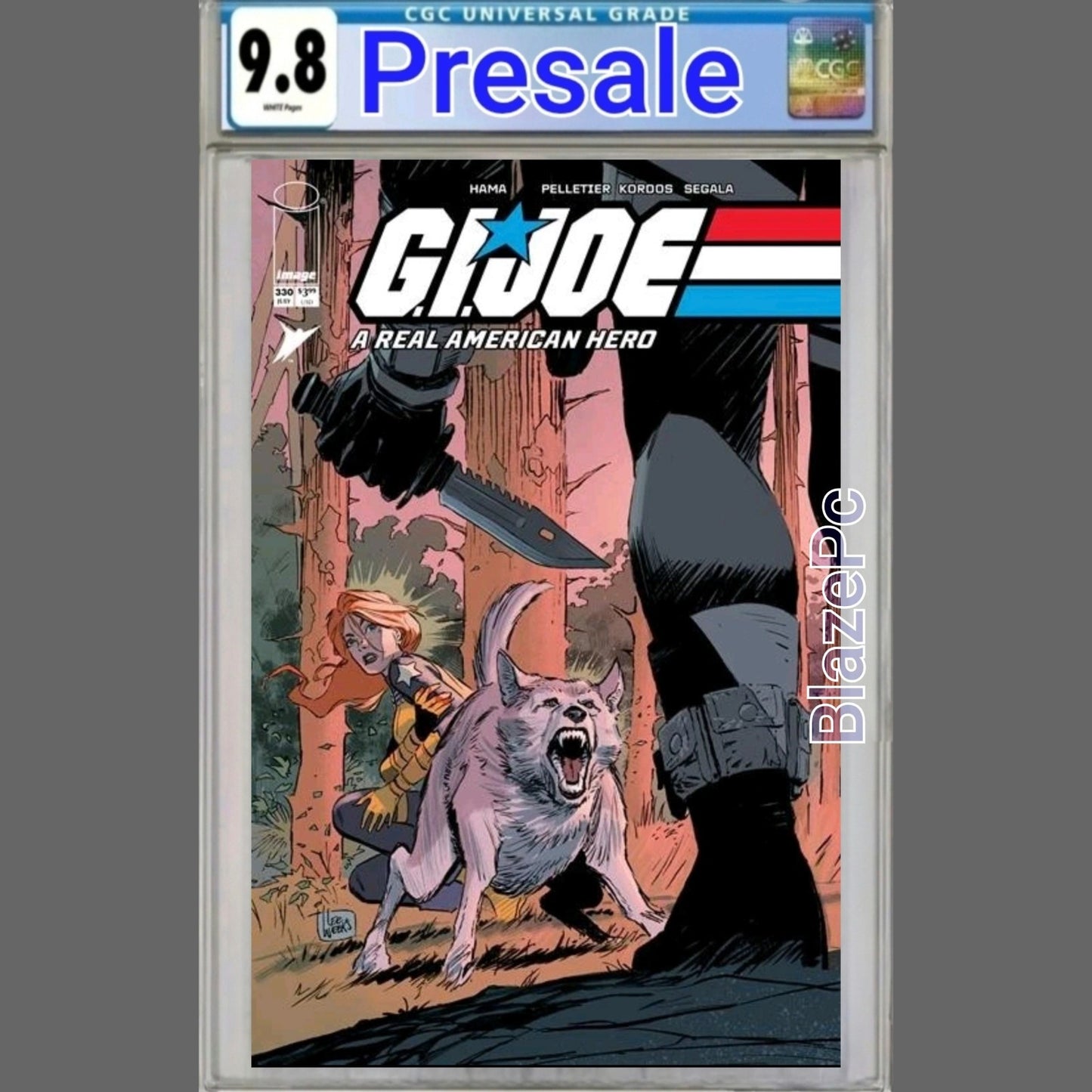 GI Joe A Real American Hero #330 CGC 9.8 1st Print Lara Croft Variant PRESALE