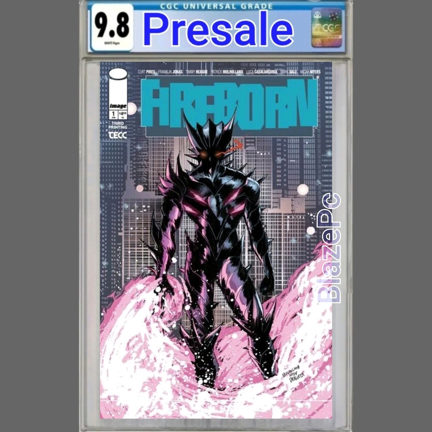 Fireborn #1 CGC 9.8 3rd Print Cover A Mulholland Image Comics 2026 PRESALE