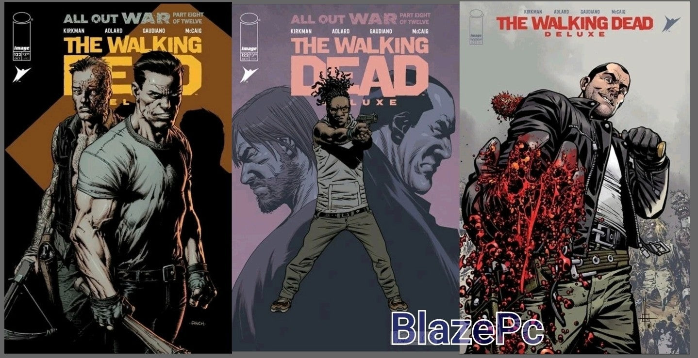 Walking Dead Deluxe #122 Cover A B C Variant Set Option Image 2025 Presale 10/1