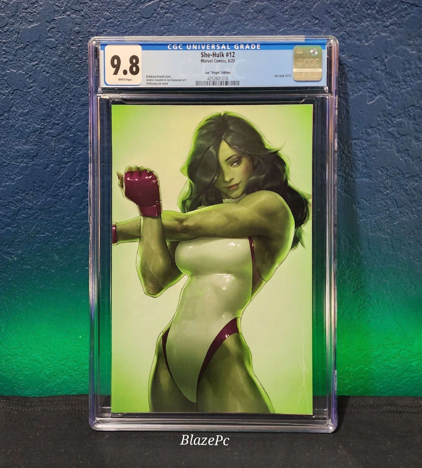 She-Hulk #12 CGC 9.8 1:100 Jeehyung Lee Virgin Incentive Variant Marvel 2023