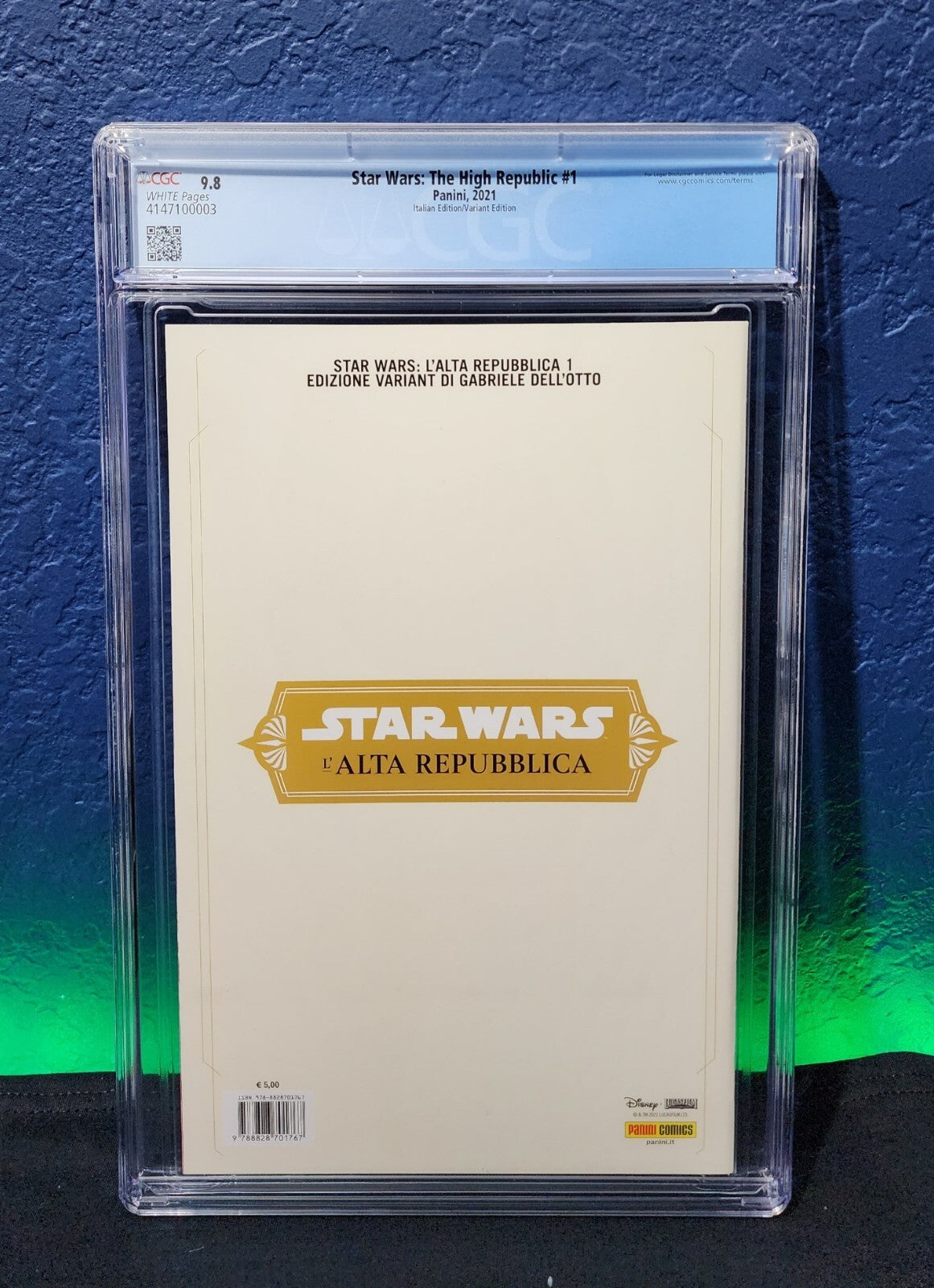 Star Wars: The High Republic #1 CGC 9.8 Dell'otto Italian Panini Variant 2021