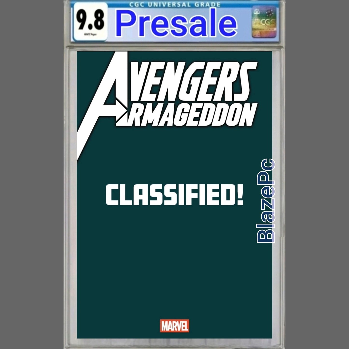 Avengers Armageddon #4 CGC 9.8 Michael Cho Spoiler Variant Marvel 2026 PRESALE