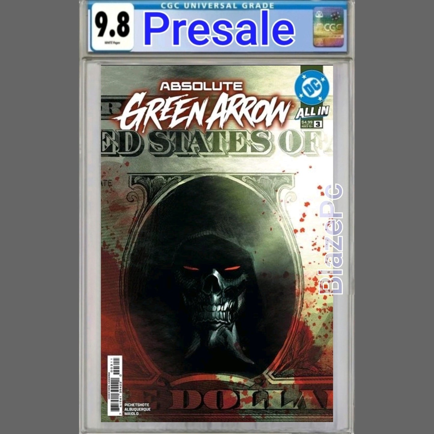 Absolute Green Arrow #3 CGC 9.8 Cover A Albuquerque 1st Print DC 2026 PRESALE