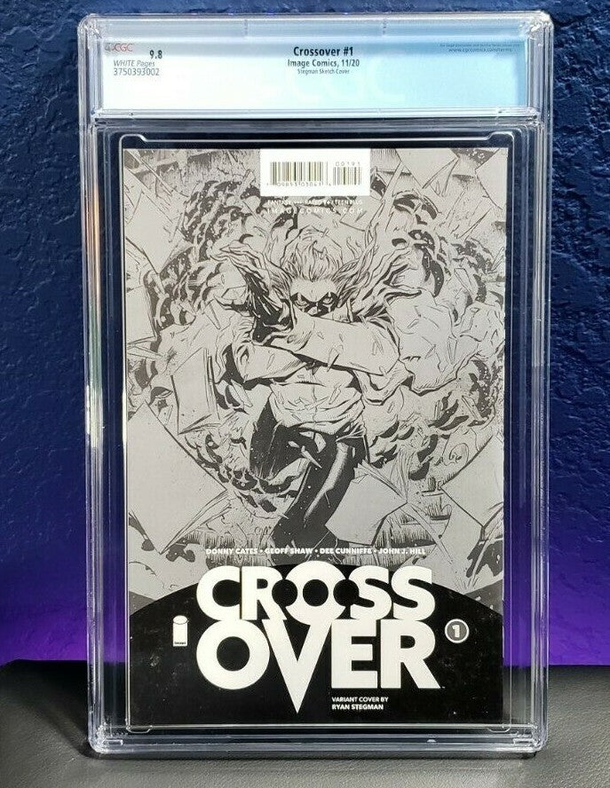 Crossover #1 CGC 9.8 1:100 Stegman Sketch Incentive Variant Image Donny Cates