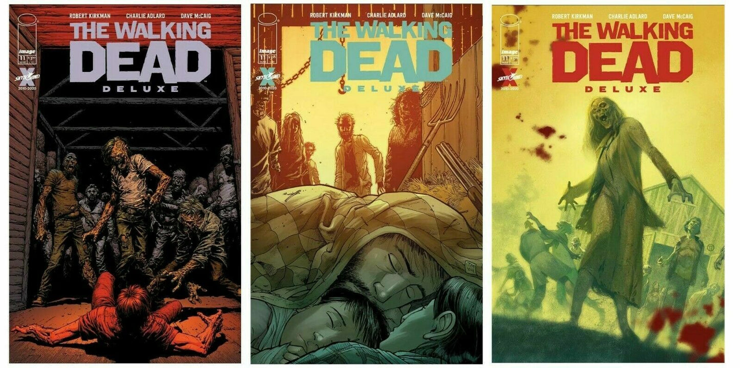 Walking Dead Deluxe #11 Cover A B C Variant Set Options NM