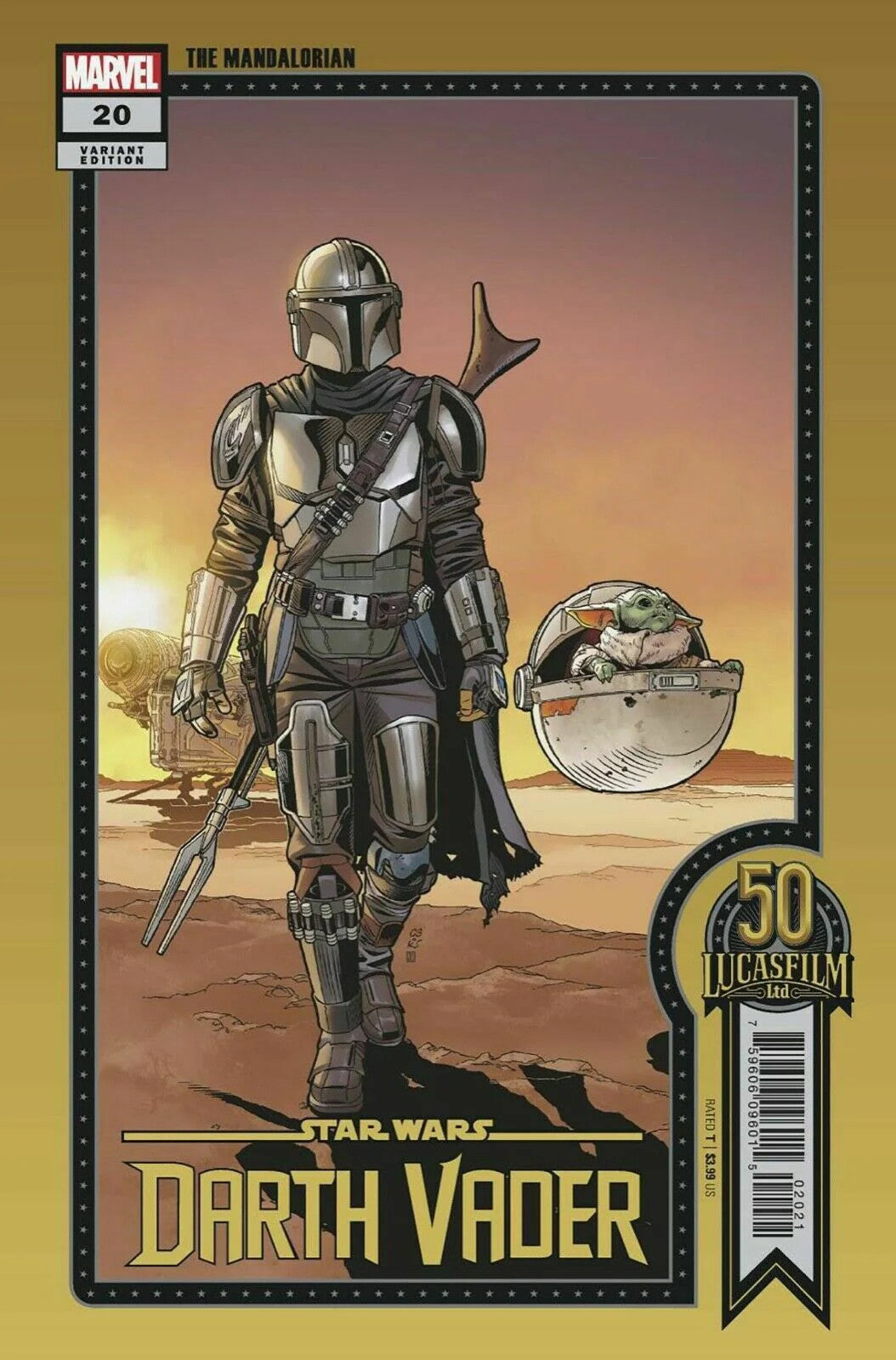 Darth Vader #20 Sprouse 50th Anniversary Lucasfilms Variant 1st Print NM