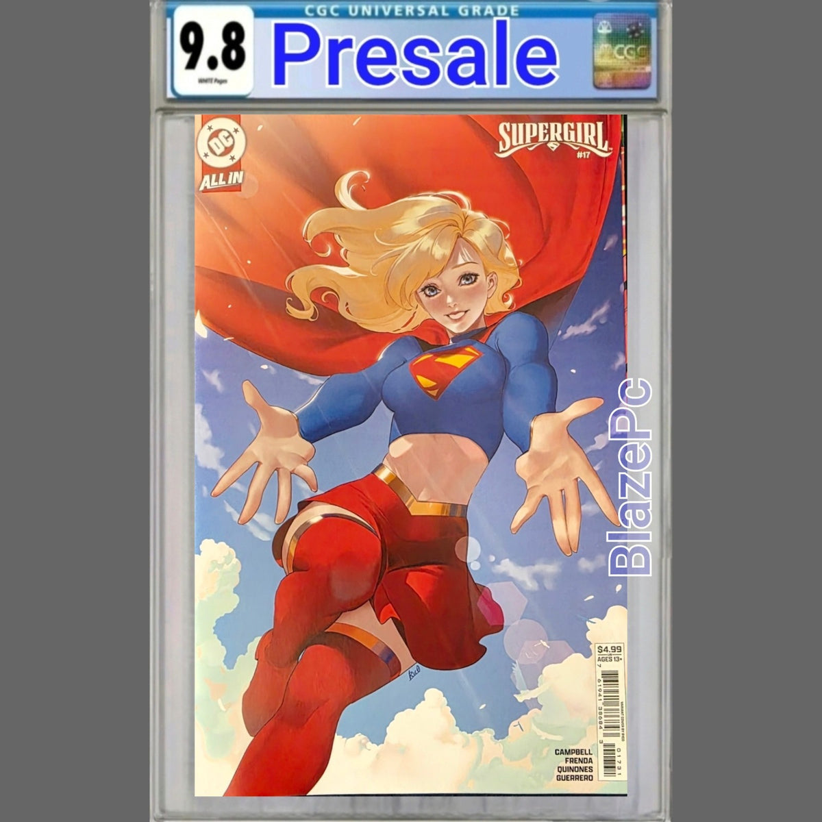 Supergirl #17 CGC 9.8 R1C0 Cover C Variant DC Comics 2026 PRESALE