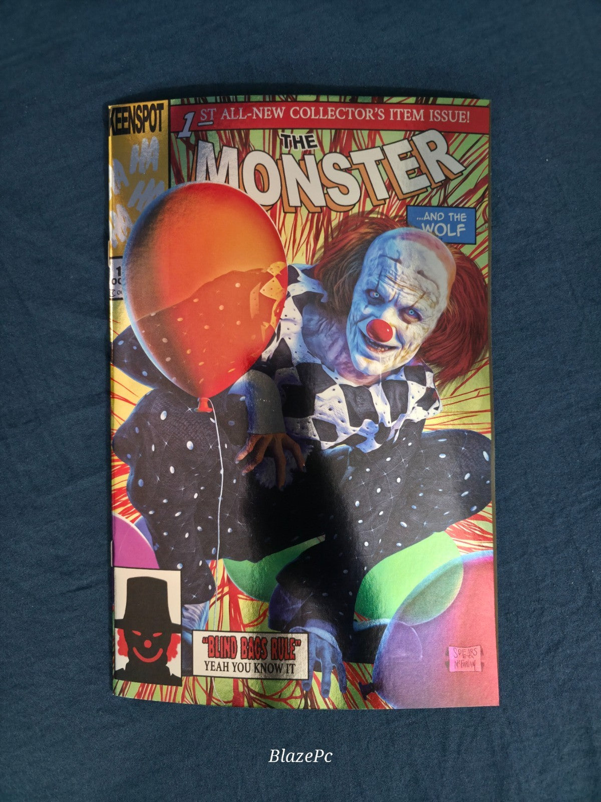 Mark Spears Monsters The Monster & The Wolf #1 1:420 Ratio A35 Foil Variant NM