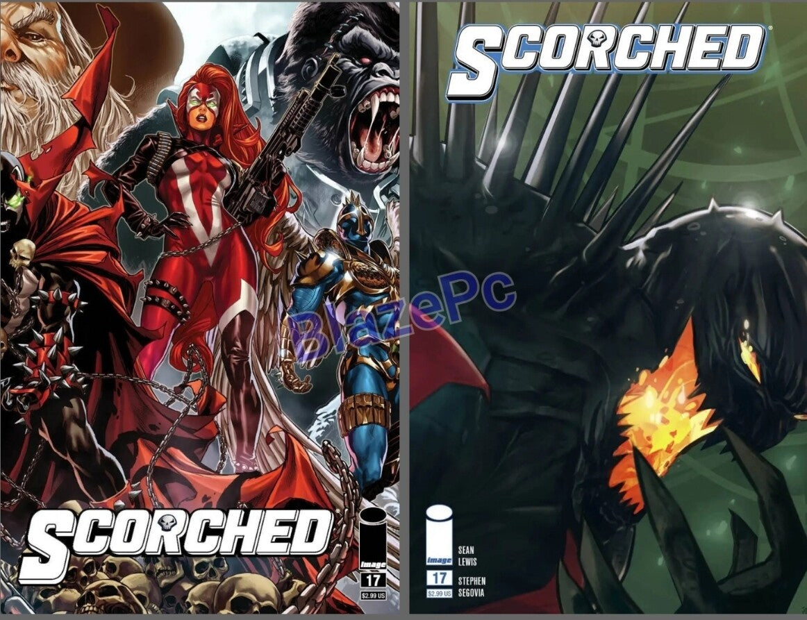 The Scorched #17 Cover A B Variant Set Options Spawn Image 2023 NM