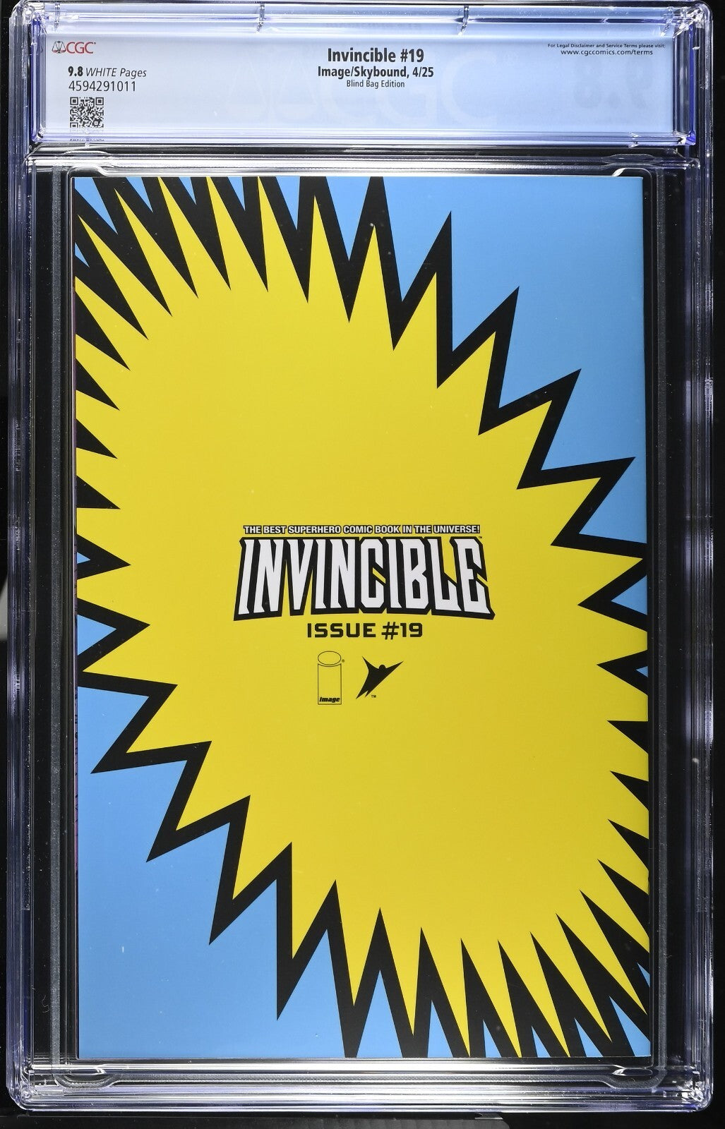 Invincible #19 CGC 9.8 Battle Beast Blind Bag FOIL Variant Image Comics 2025
