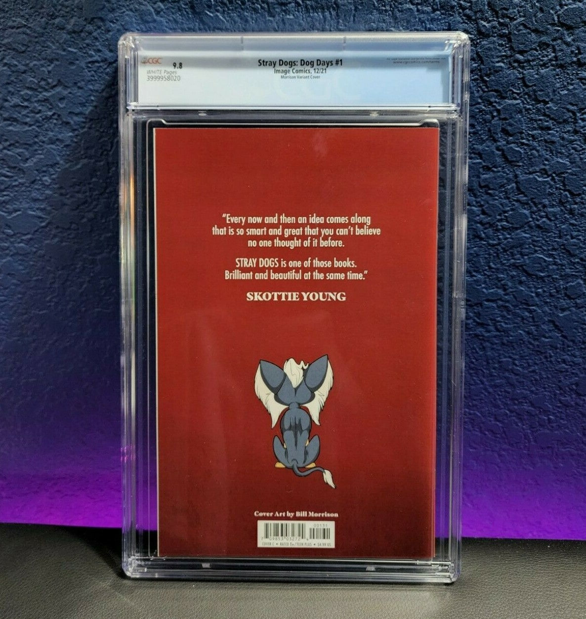 Stray Dogs Dog Days #1 CGC 9.8 1:50 Morrison Incentive Variant Oliver Image 2021
