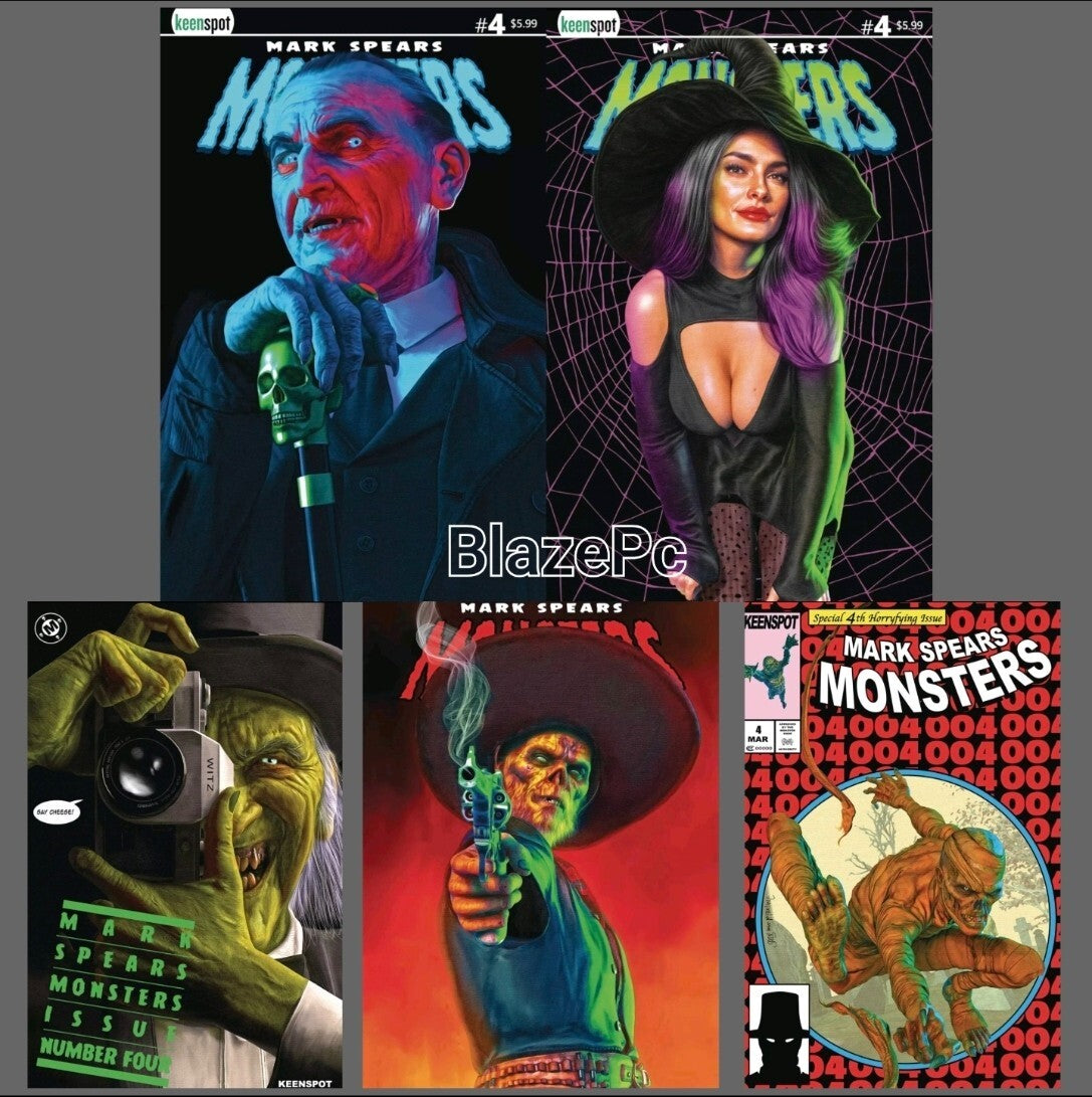 Mark Spears Monsters #4 Cover A B C D E F G Variant Set Option 2025 NM