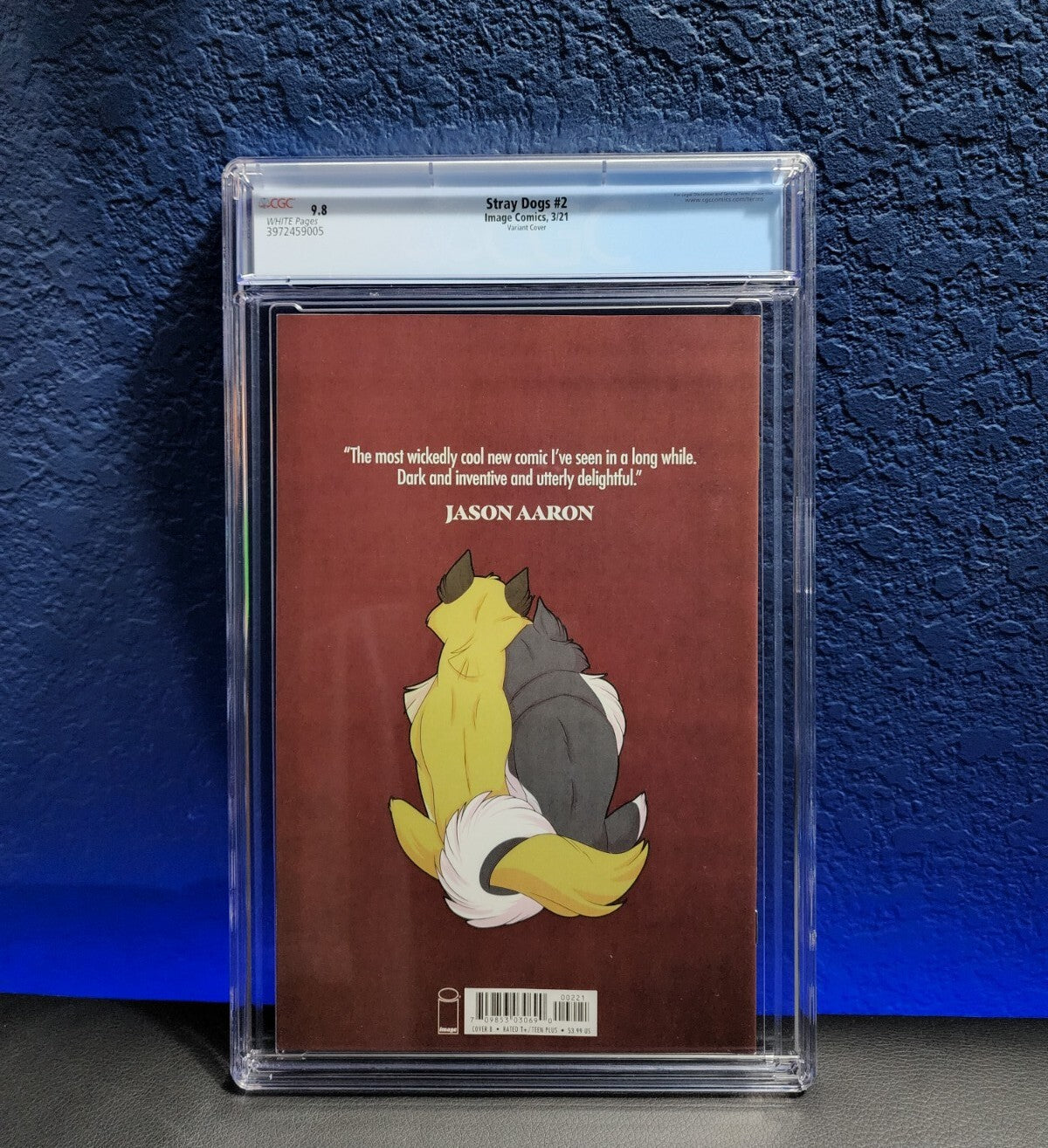 Stray Dogs #2 CGC 9.8 Cover B 1st Print Pet Cemetery Horror Homage Variant 2021