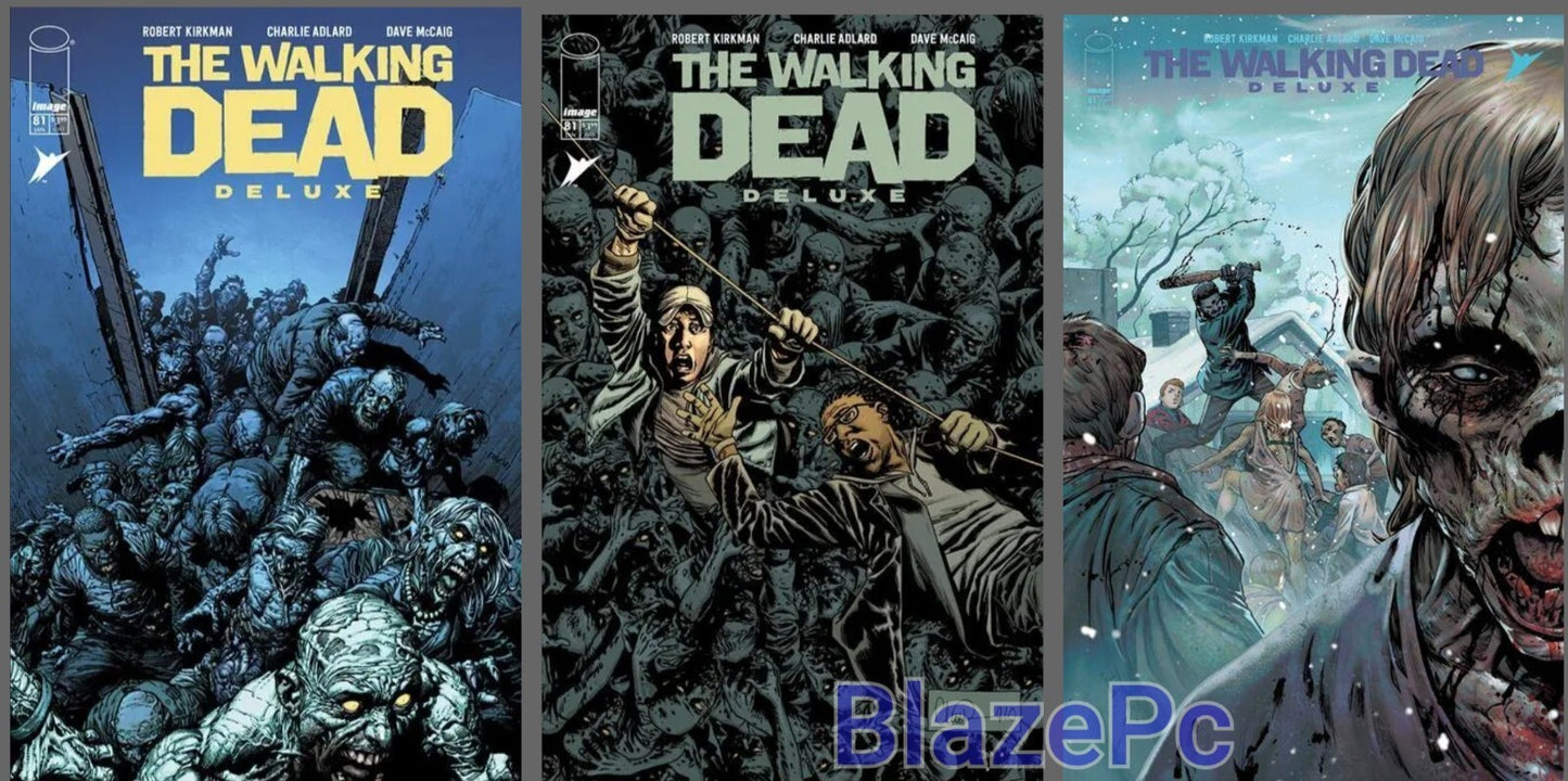 Walking Dead Deluxe #81 Cover A B C Variant Set Options Image 2024 NM