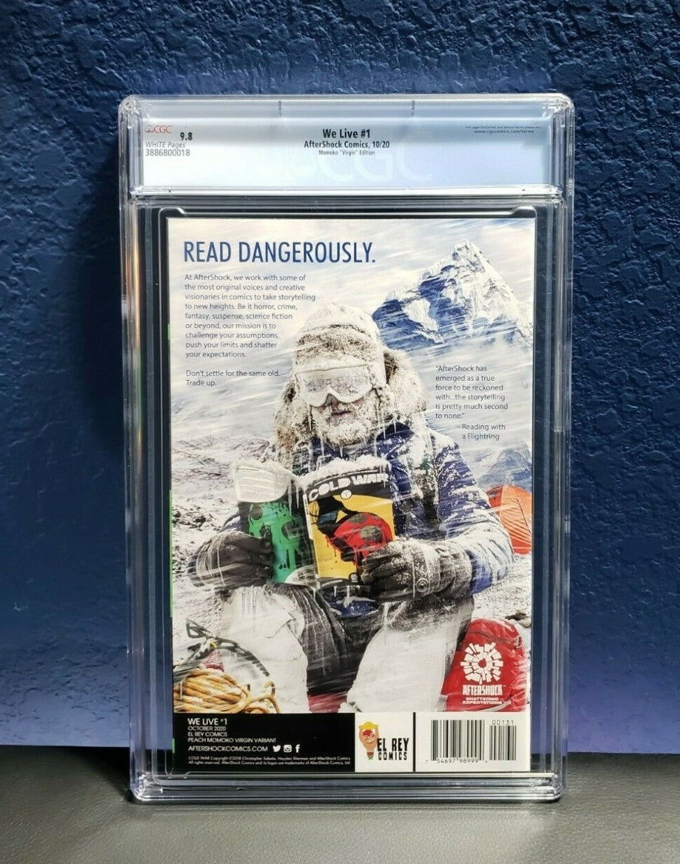 We Live #1 CGC 9.8 Peach Momoko Virgin Variant Aftershock Comics