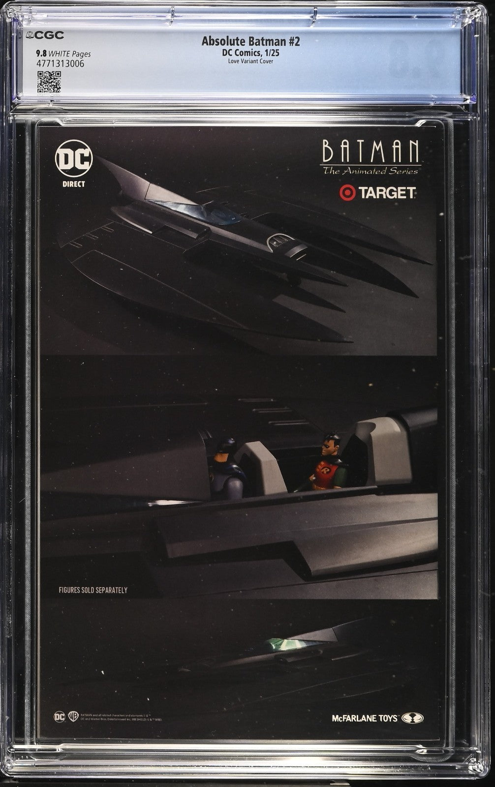 Absolute Batman #2 CGC 9.8 1:25 Jeffrey Love Cover D Variant Snyder DC Comics
