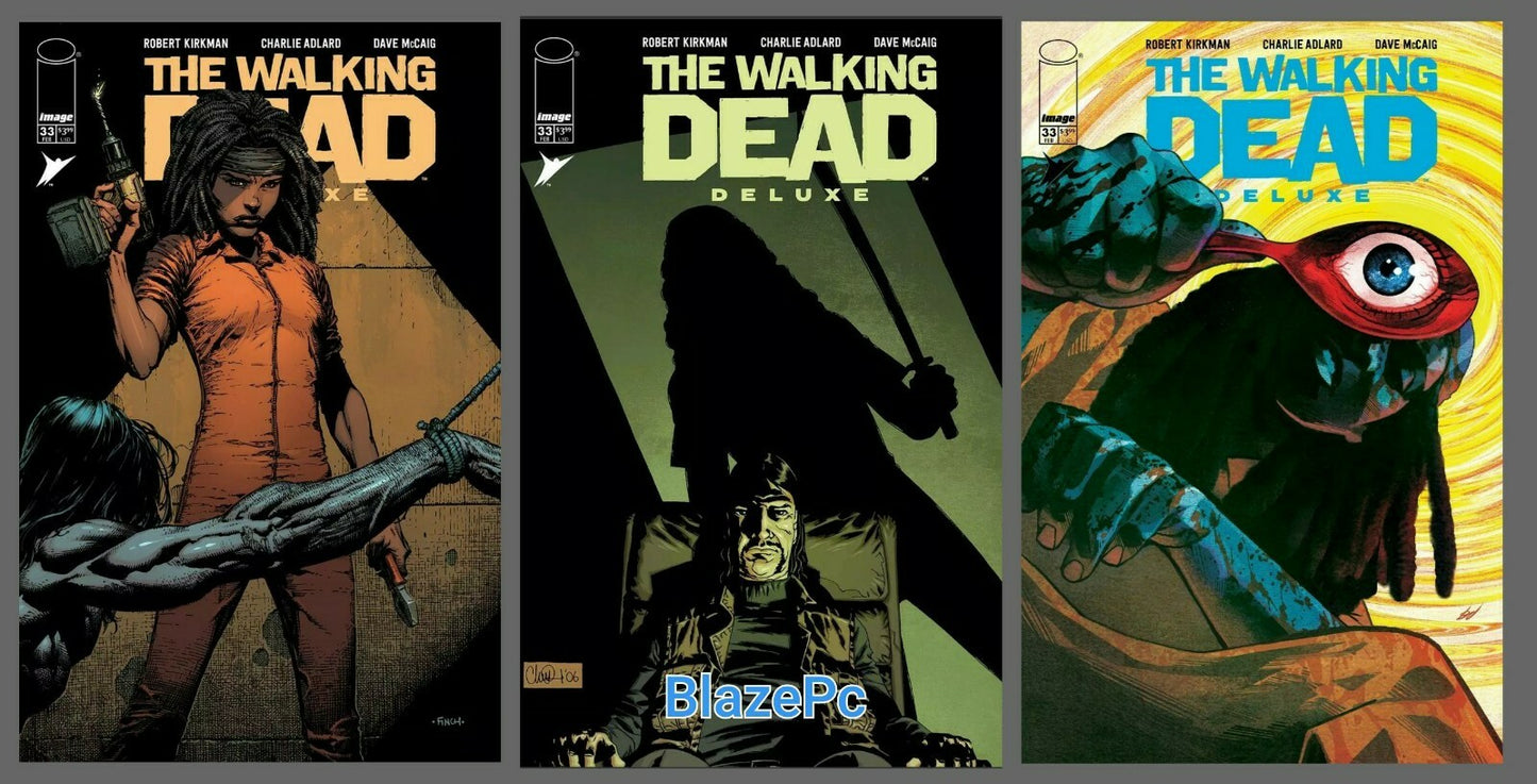 Walking Dead Deluxe #33 Cover A B C Variant Set Options Image NM