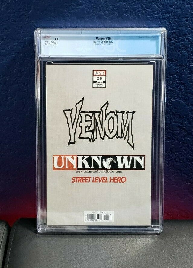 Venom #26 CGC 9.8 Tyler Kirkham Secret Virgin Cover Variant 1st Virus red