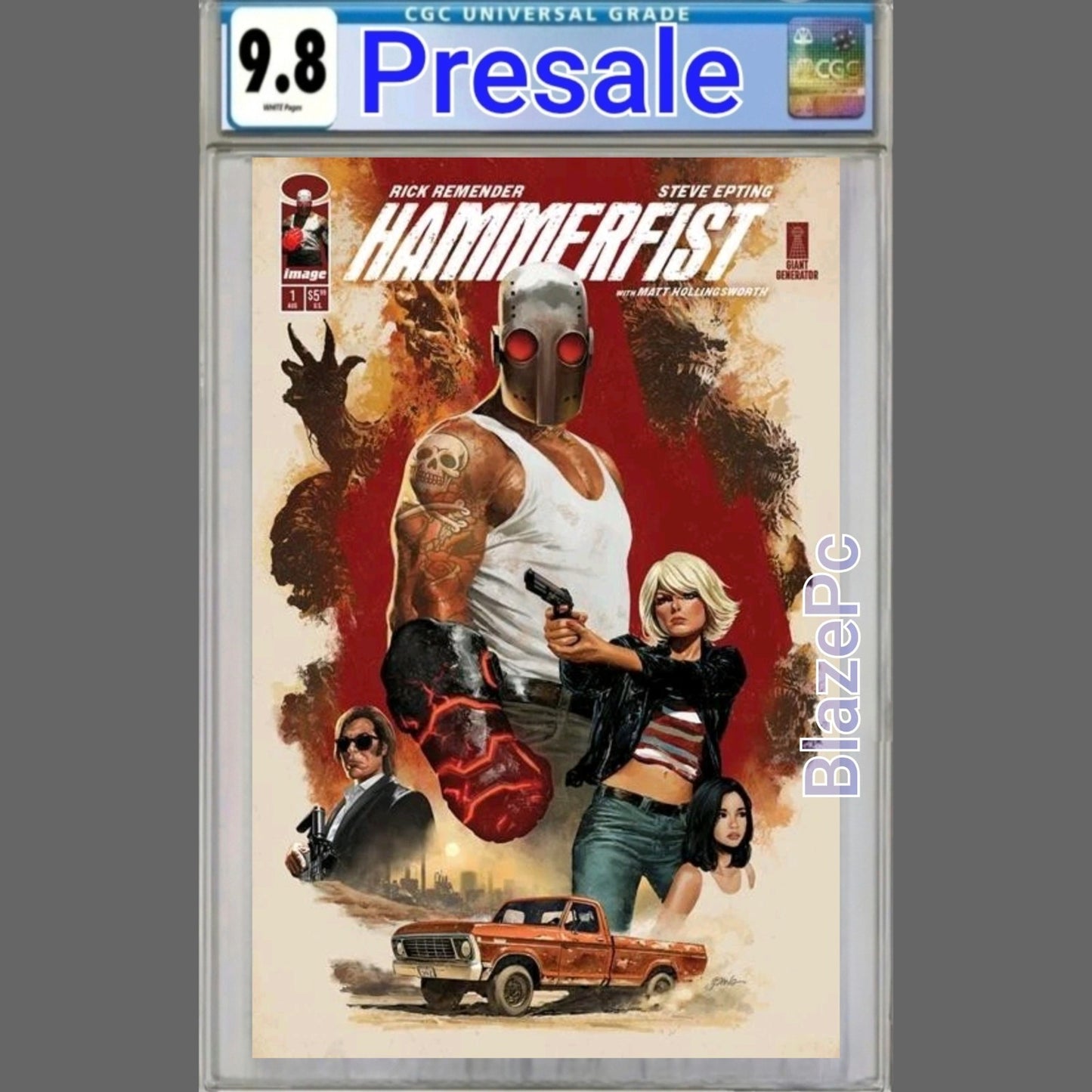 Hammerfist #1 CGC 9.8 Cover A Steve Epting 1st Print Image Comics 2026 PRESALE