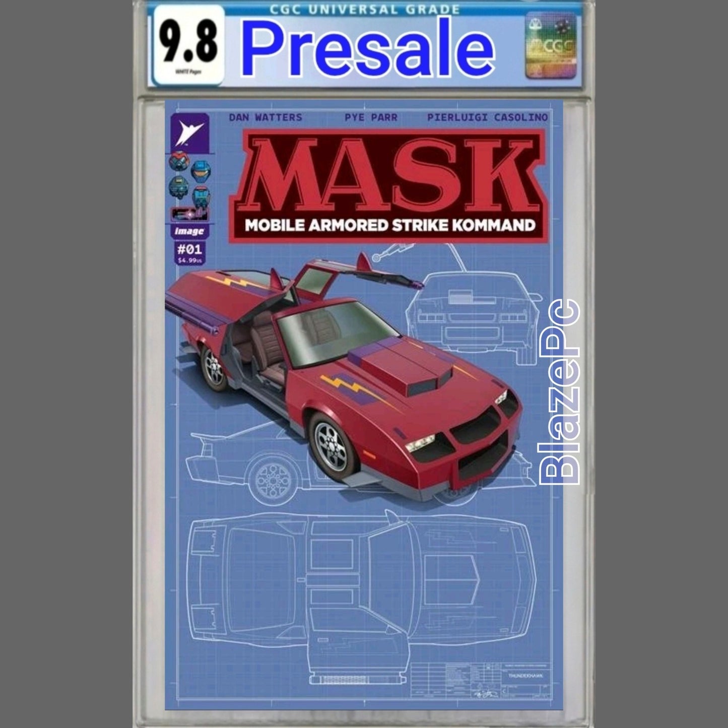 Mask #1 CGC 9.8 1:50 E.J. Su Variant Image Comics Energon 2026 PRESALE