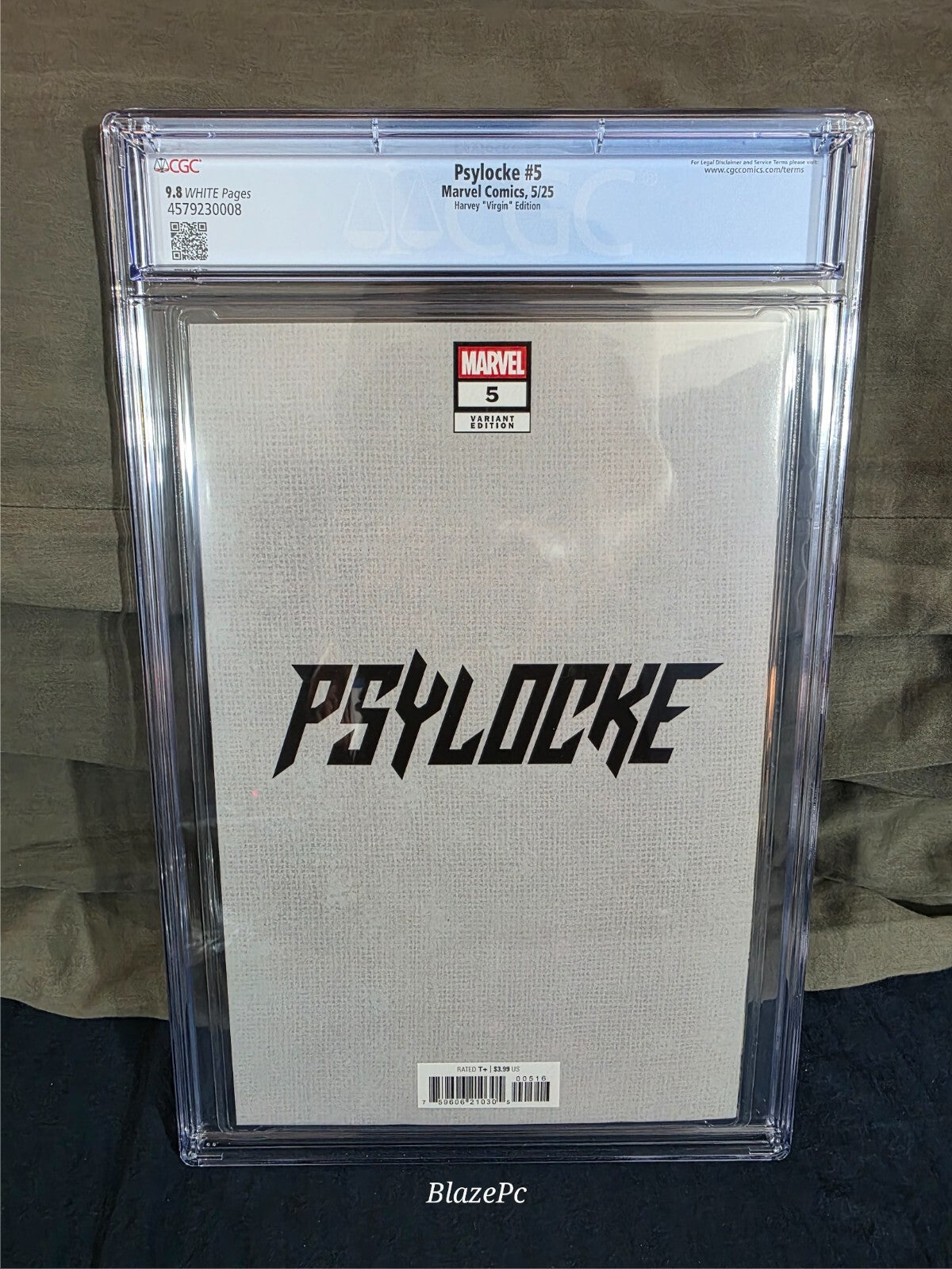 Psylocke #5 CGC 9.8 1:50 Ben Harvey VIRGIN Variant Marvel Comics 2025