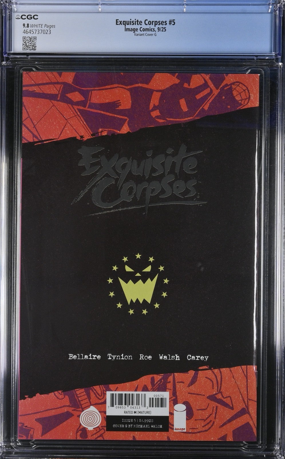 Exquisite Corpses #5 CGC 9.8 One Per Store Foil Surprise Variant Tynion Image