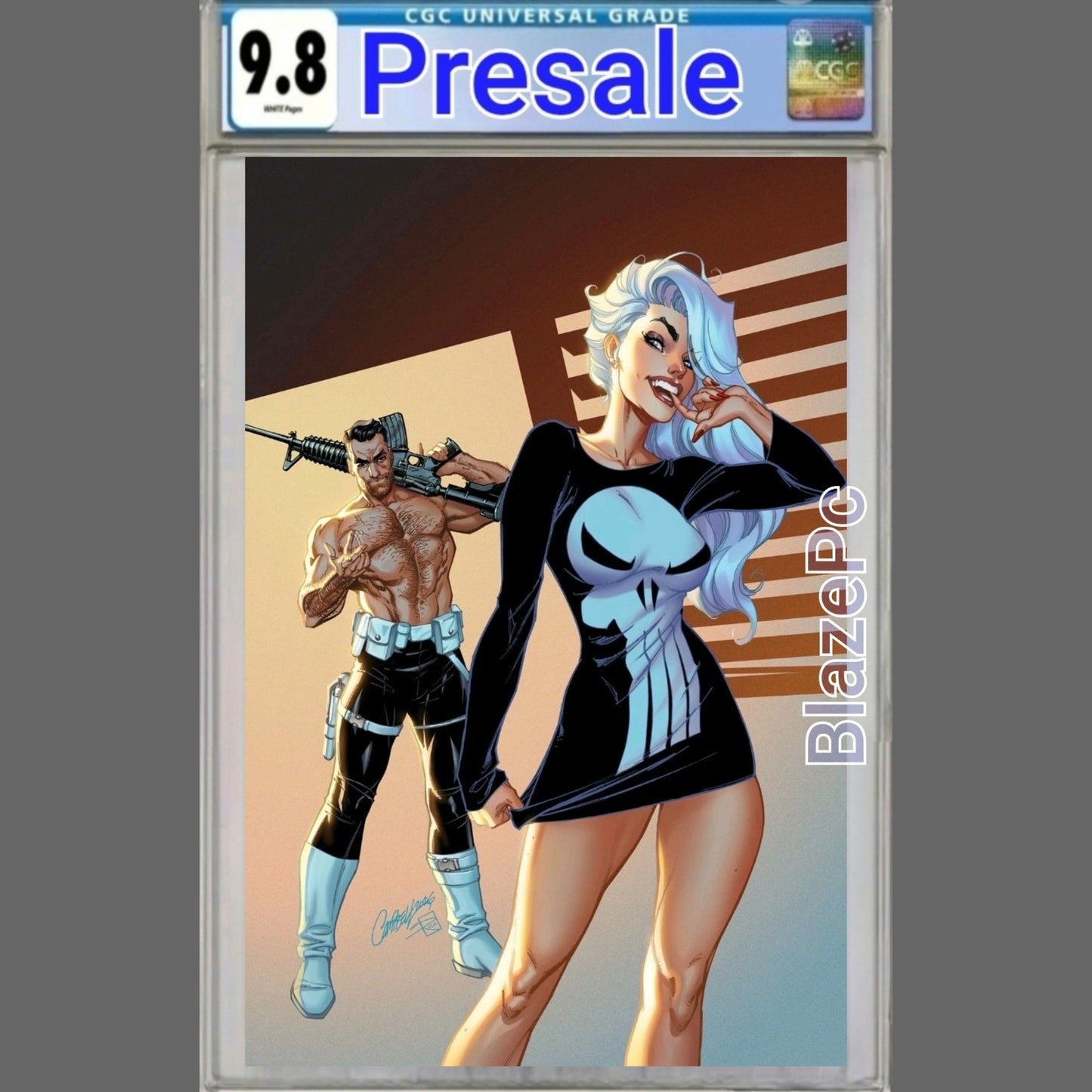 Black Cat #11 CGC 9.8 1:100 Campbell VIRGIN Variant 1st Print Punisher PRESALE