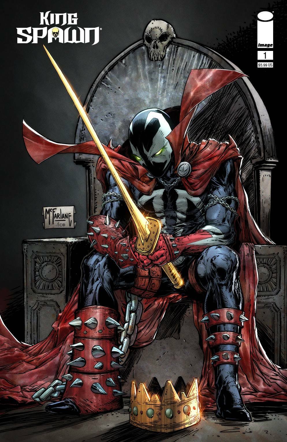 King Spawn #1 Cover A B C D E F G Variant Set or 1:50 Options Image 2021 NM