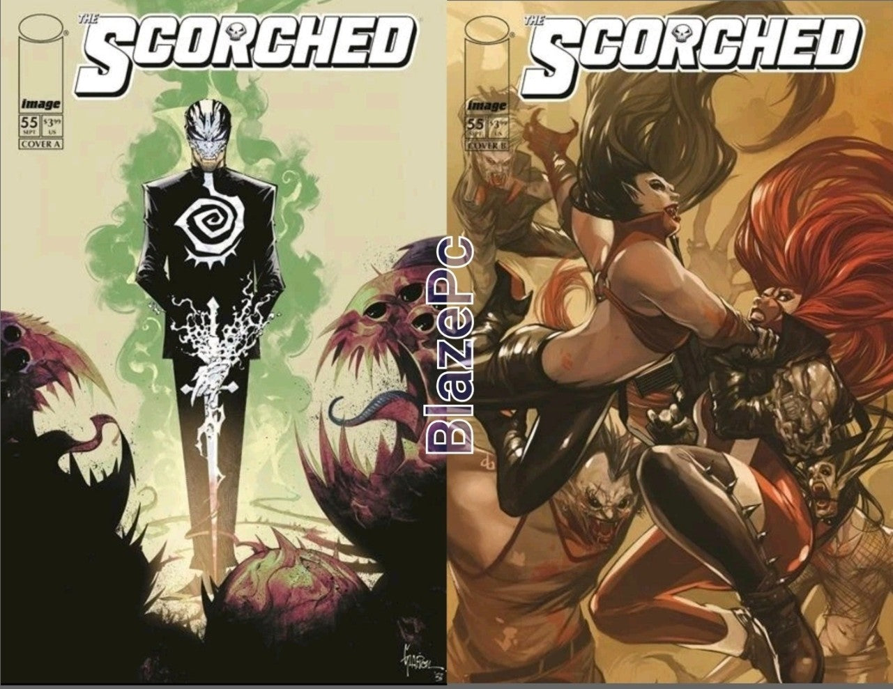 Spawn Scorched #55 Cover A B Variant Set Options Image Comics 2026 Presale 9/23