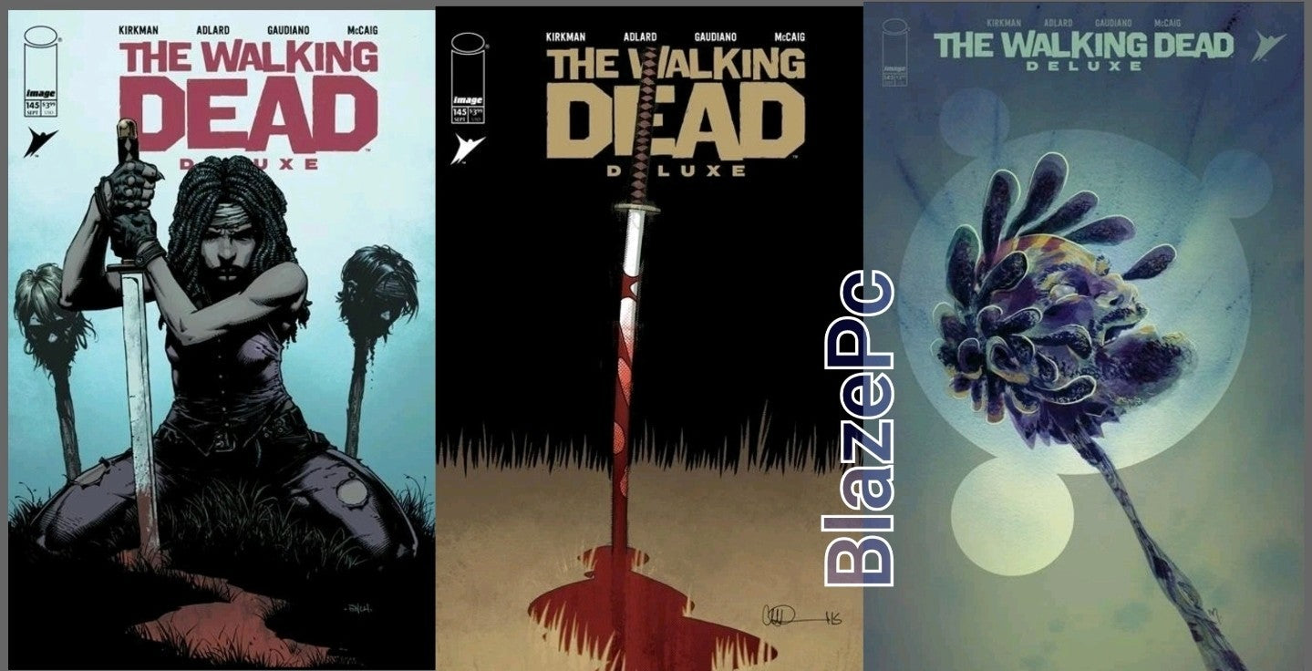 Walking Dead Deluxe #145 Cover A B C Variant Set Options 2026 Presale 9/16