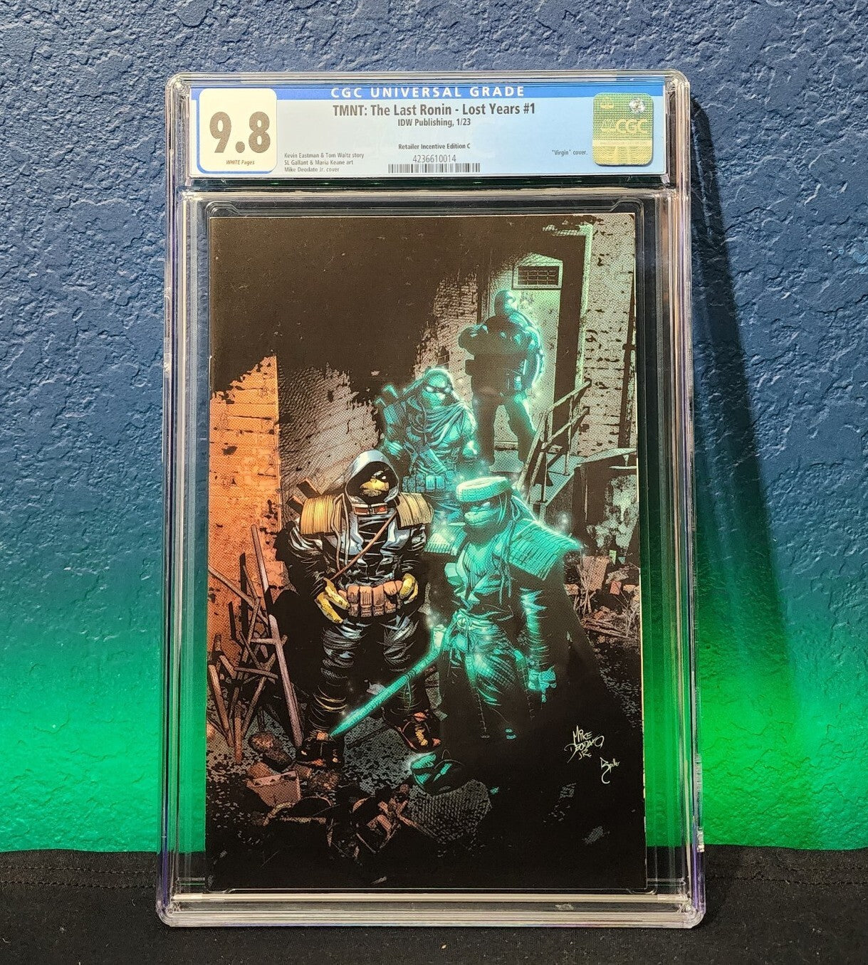 TMNT The Last Ronin Lost Years #1 CGC 9.8 1:100 Deodato Virgin Variant IDW 2023