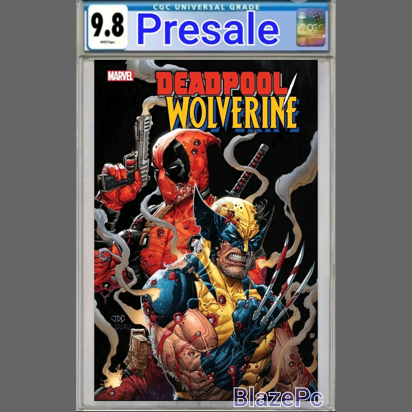 Deadpool Wolverine #1 CGC 9.8 Cover A Variant Ben Percy Marvel 2025 PRESALE