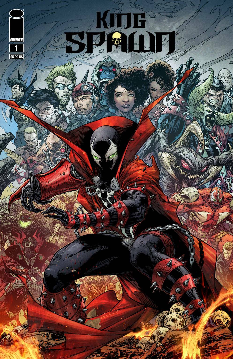 King Spawn #1 Cover A B C D E F G Variant Set or 1:50 Options Image 2021 NM