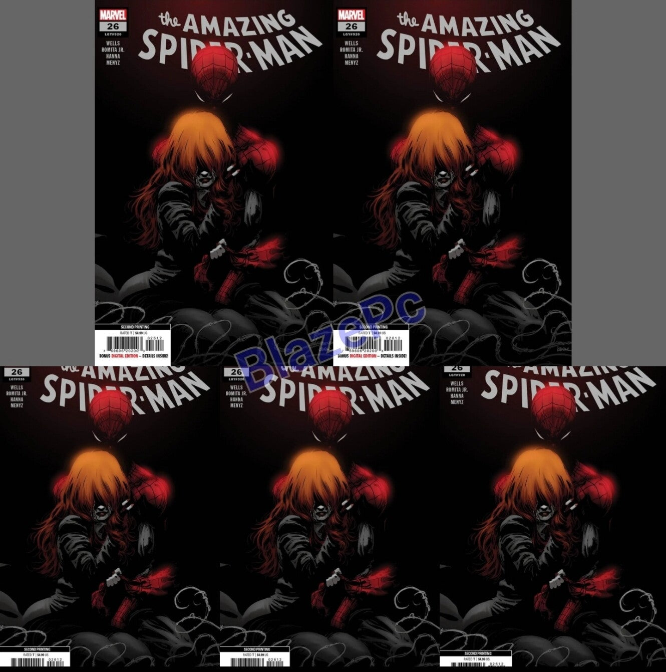Amazing Spider-Man #26 2nd Print Variant Bundle Options Andrews Marvel 2023 NM