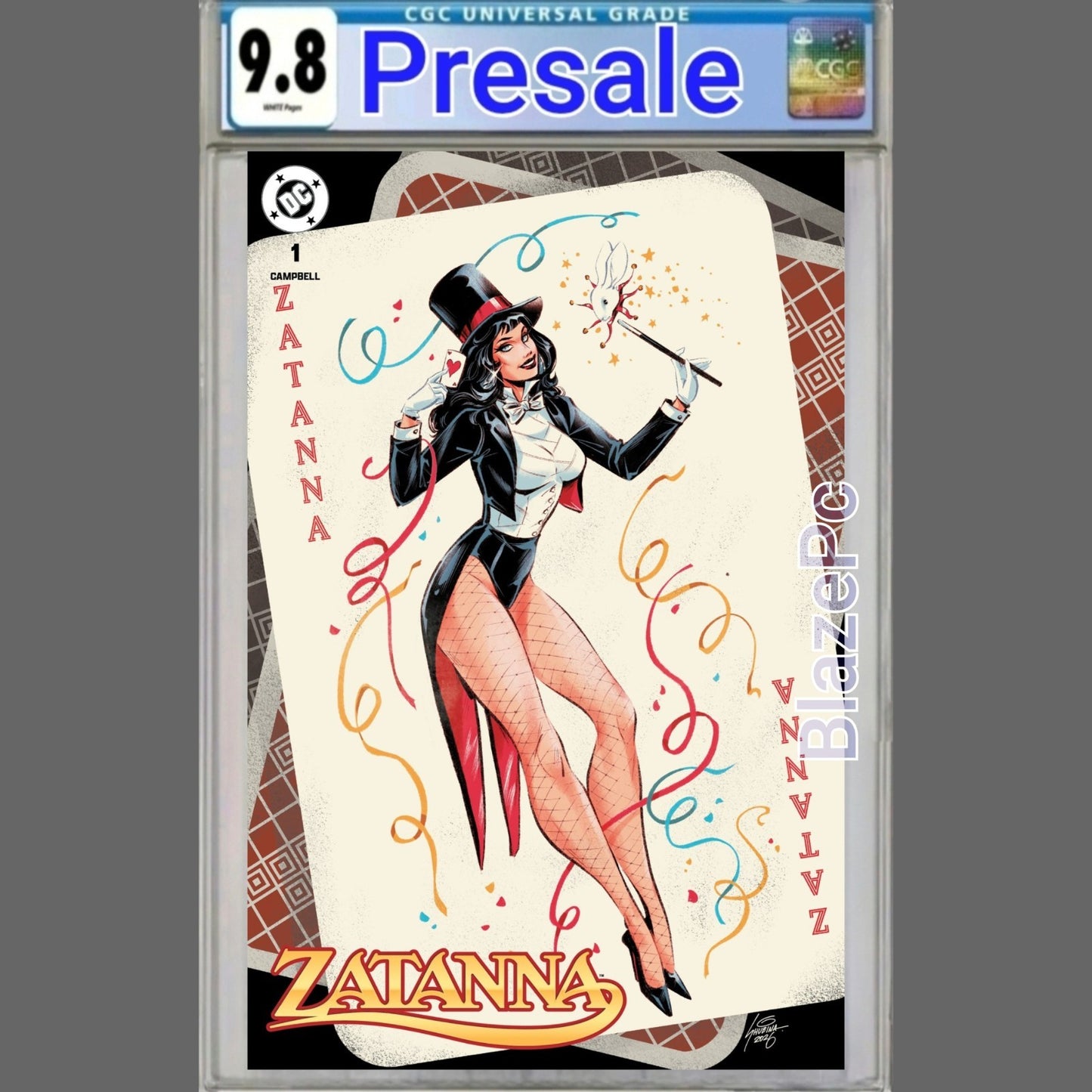 Zatanna #1 CGC 9.8 Sveta Shubina Exclusive Variant DC Comics 2026 PRESALE