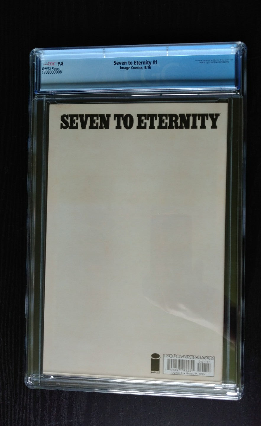 SEVEN TO ETERNITY #1 (2016) CGC 9.8 (NM+/M) 1st Print Cover A