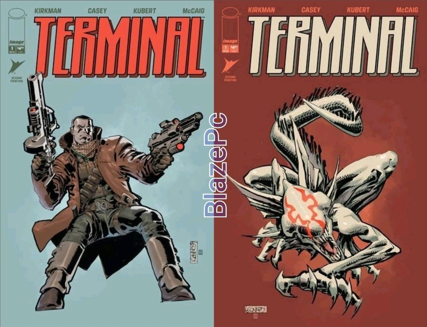 Terminal #1 2nd Print Cover A B Variant Options Image Comics Presale 8/26