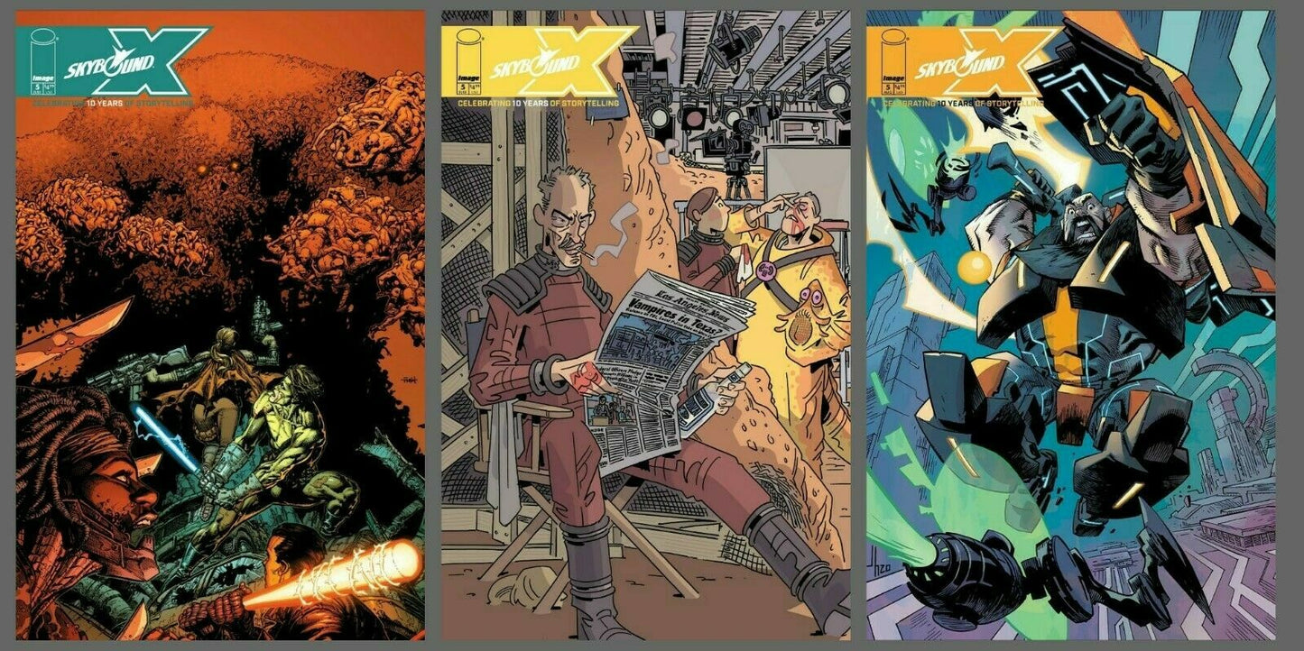 Skybound X #5 Cover A B C Variant Set Options Image Walking Dead NM