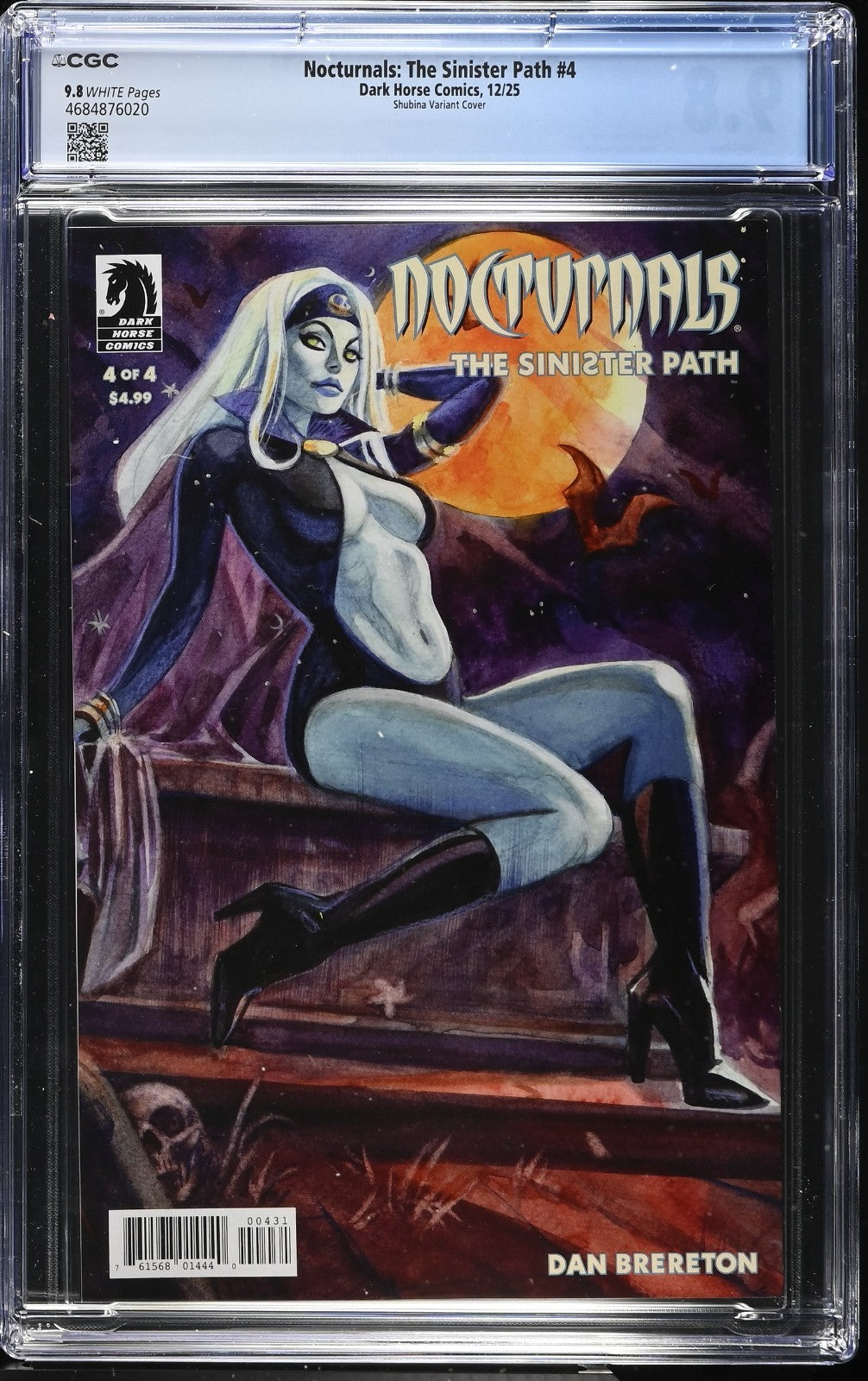 Nocturnals The Sinister Path #4 CGC 9.8 Sveta Shubina Cover C Variant Dark Horse