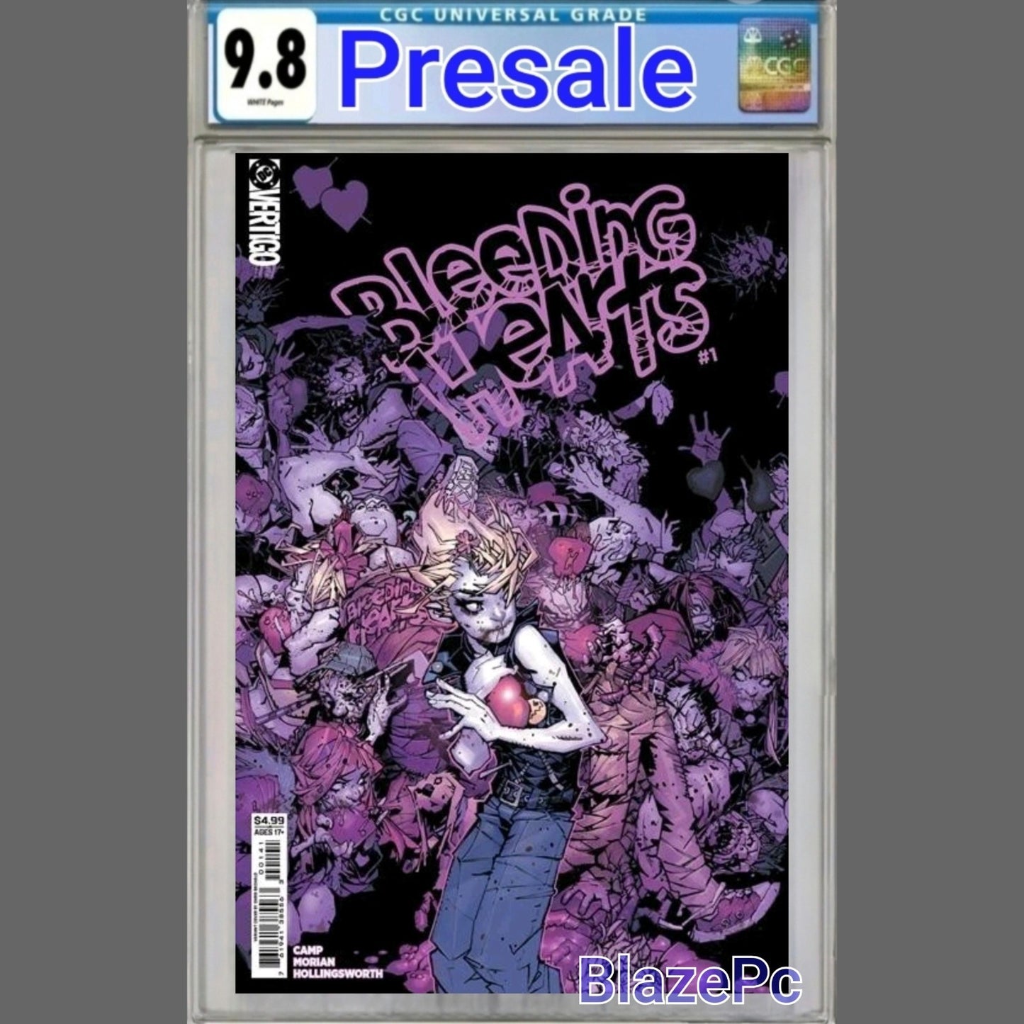 Bleeding Hearts #1 CGC 9.8 Chris Bachalo Cover D Variant DC Vertigo 2026 PRESALE