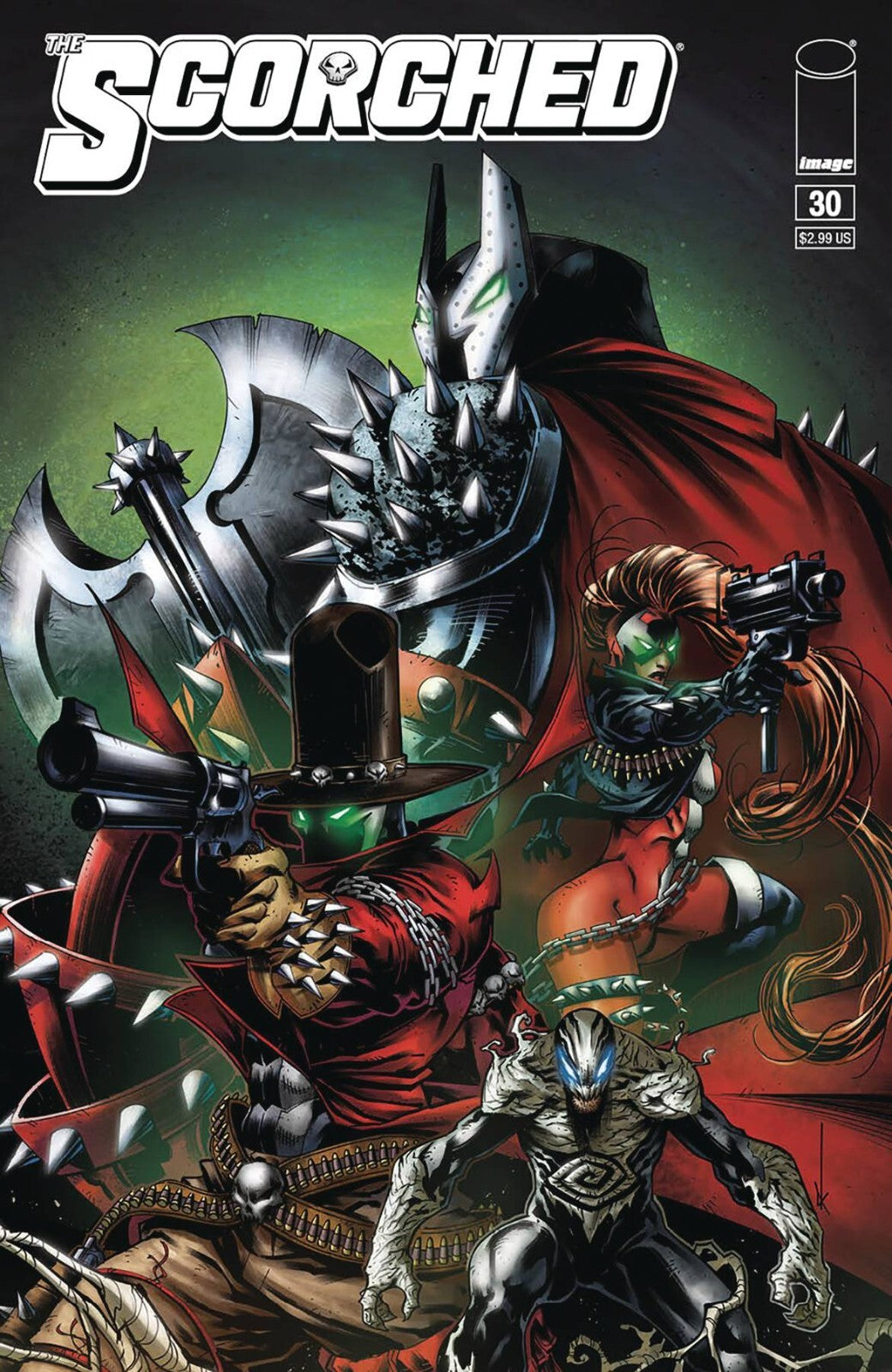 The Scorched #30 Cover A B Variant Set Options Spawn Image 2024 NM