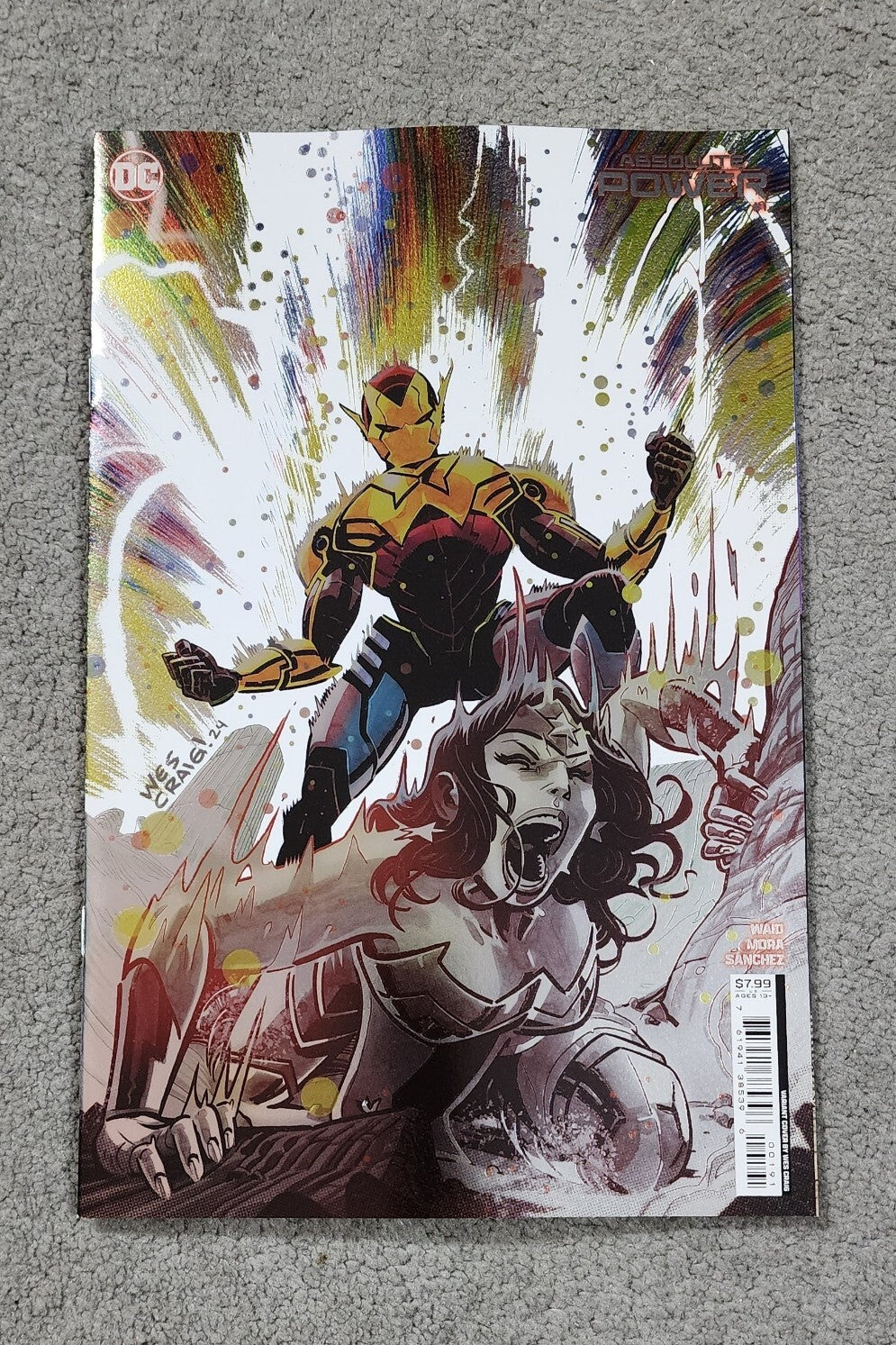 Absolute Power #1 Cover I Wes Craig Raised UV Foil Variant DC Comics 2024 NM