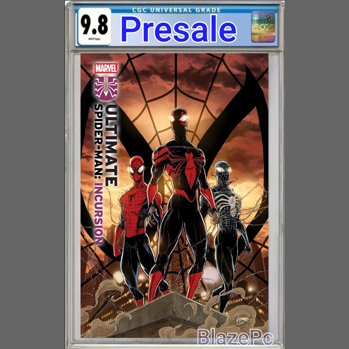 Ultimate Spider-Man Incursion #1 CGC 9.8 Andrews Trade Variant 2025 PRESALE