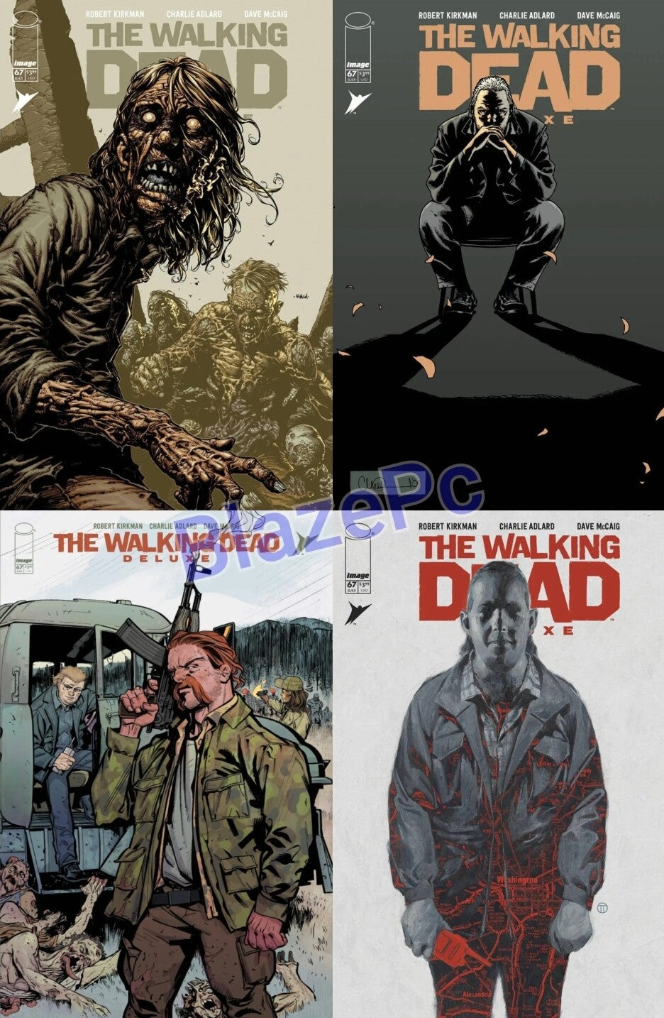 Walking Dead Deluxe #67 Cover A B C D Variant Set Option Image 2023 NM