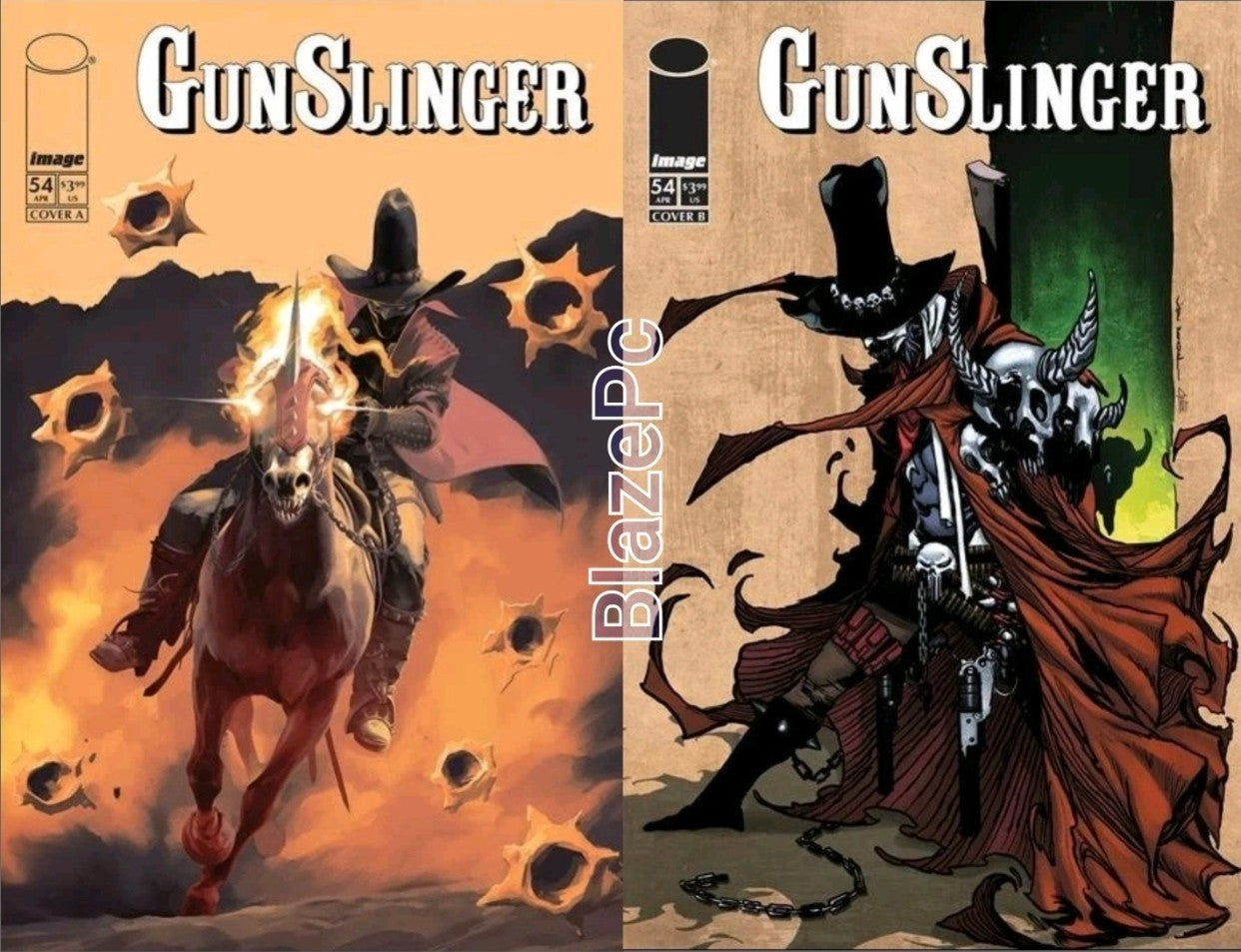 Gunslinger Spawn #54 Cover A B Variant Set Options Image Comic 2026 Presale 5/20